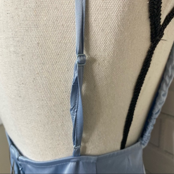 Danielle Bernstein Satin Ruched Slip Dress size 4 - Picture 5 of 8